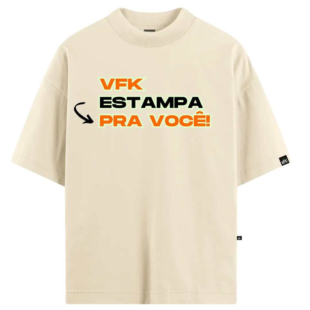 Camiseta Oversized Personalizada Off-White