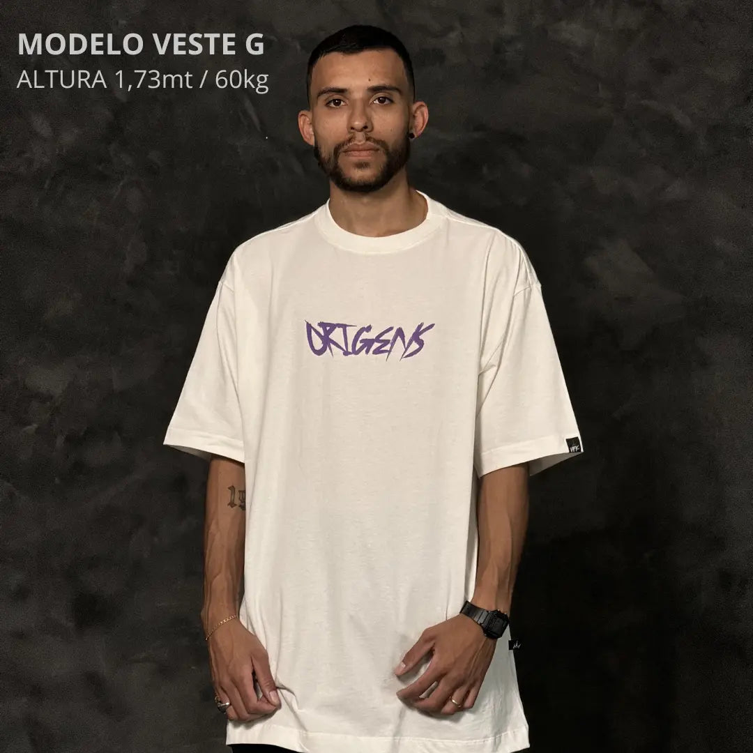 Camiseta Oversized Masked Up Off-White