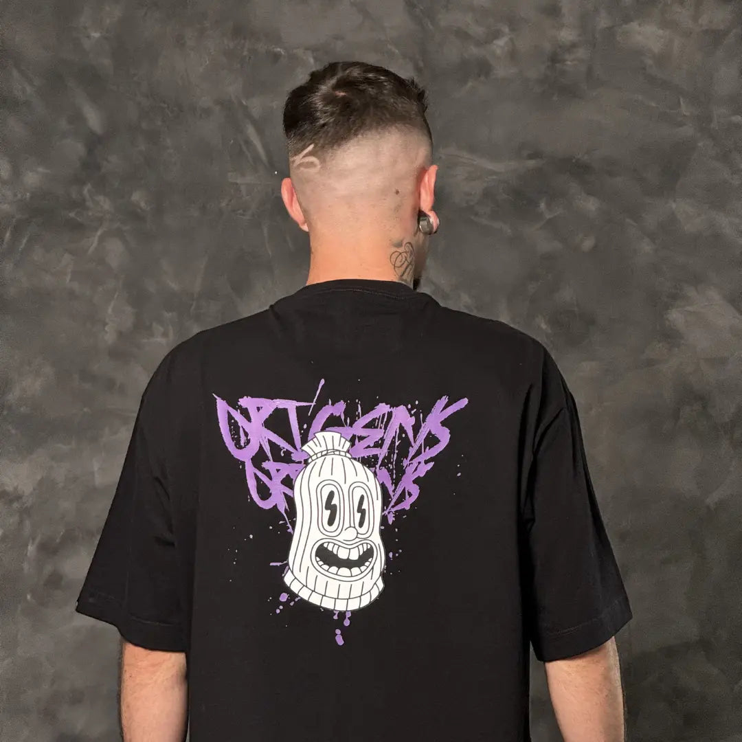 Camiseta Oversized Masked Up Preto