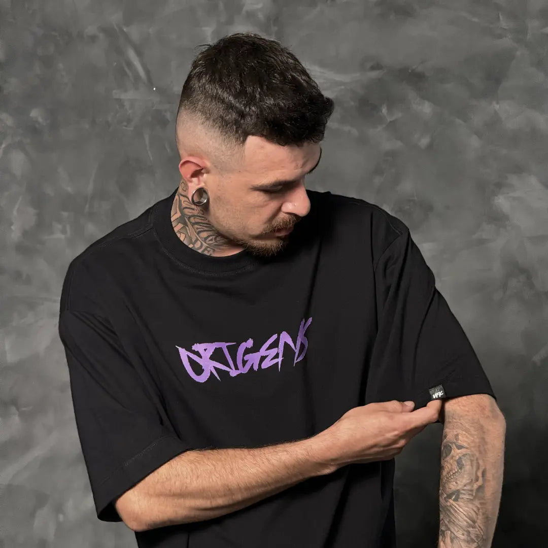 Camiseta Oversized Masked Up Preto