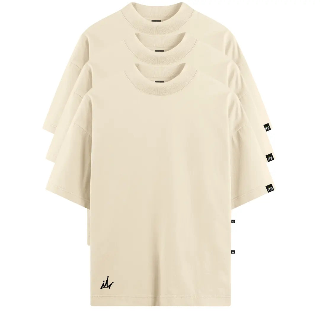 Kit com 3 Camisetas VFK Oversized