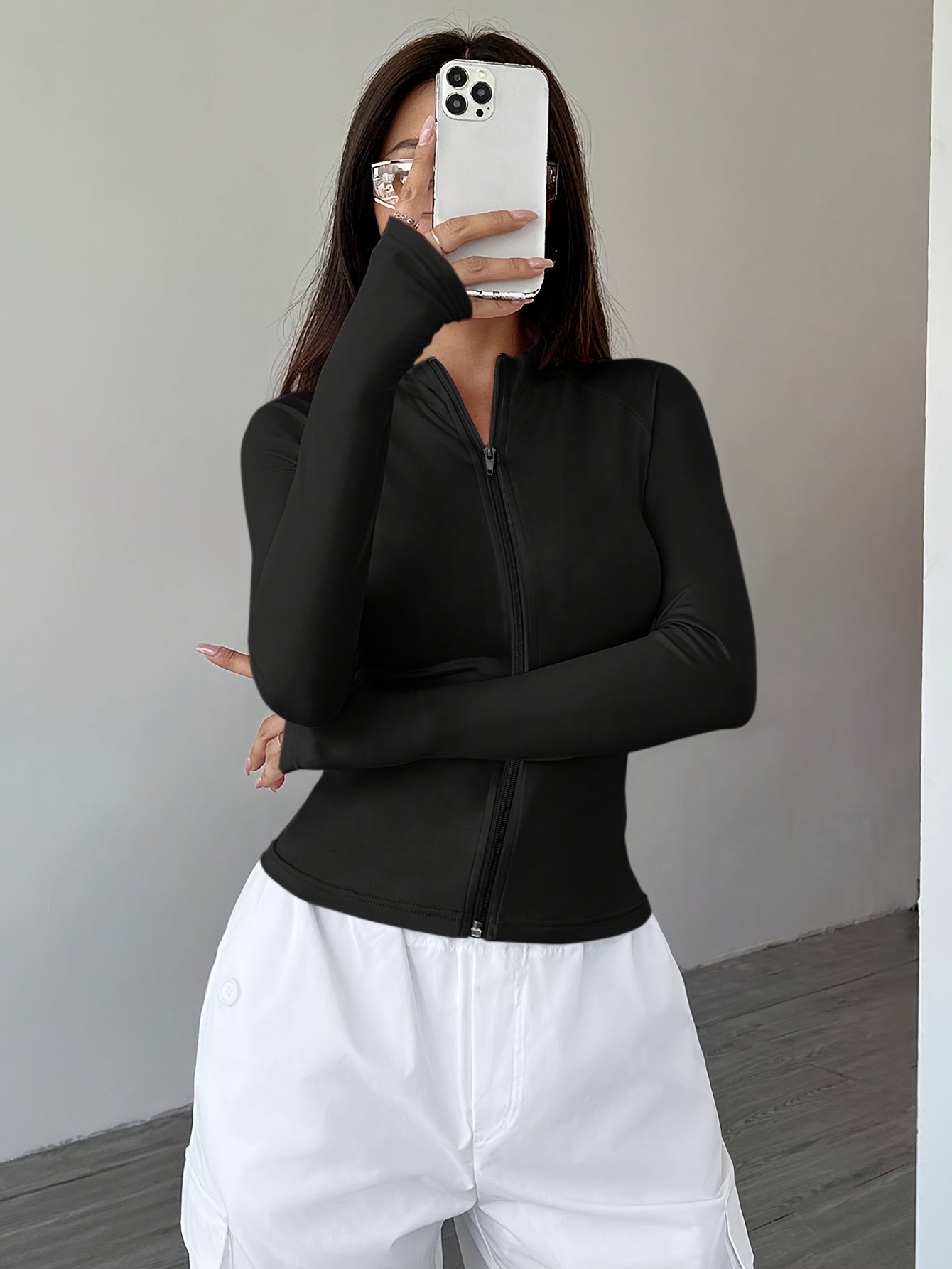 Jaqueta Esportiva com Zíper Modern Raíssa