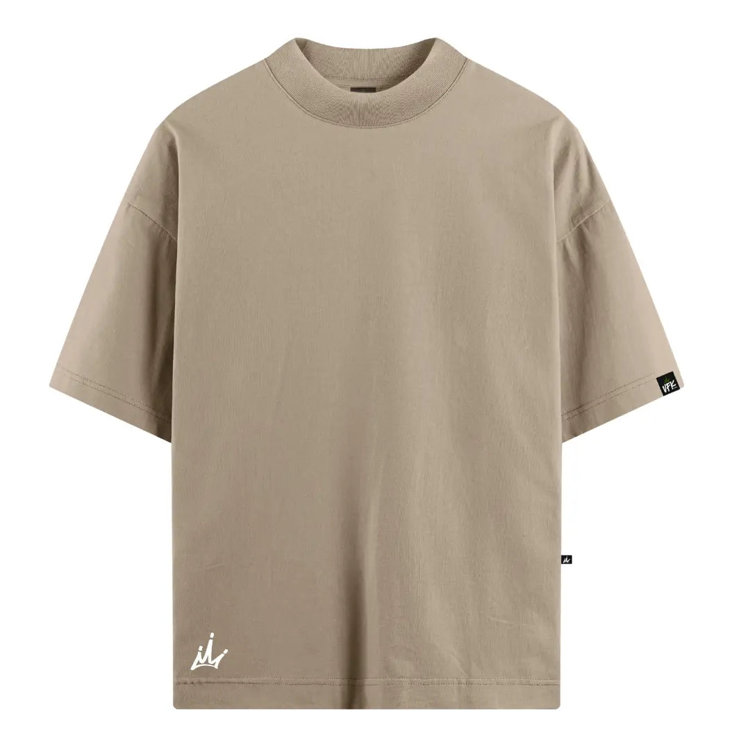 Camiseta Oversized Lisa Bege