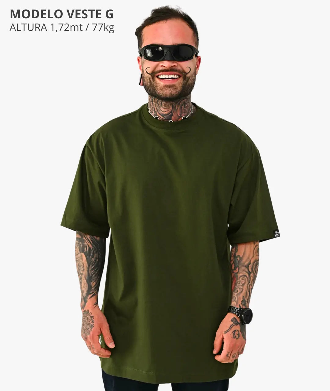 Camiseta Oversized Lisa Verde