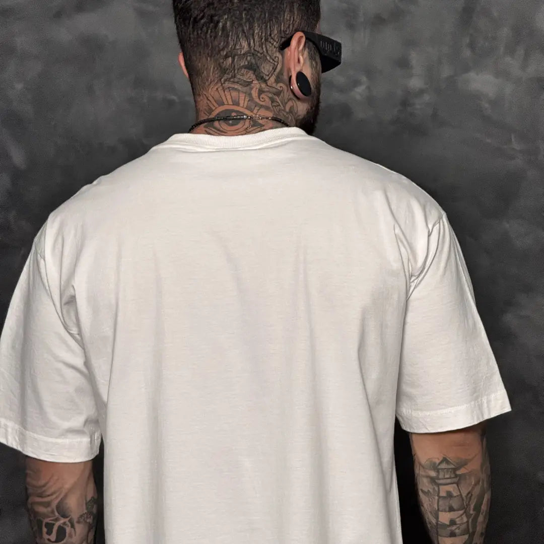 Camiseta Oversized Simple Off White