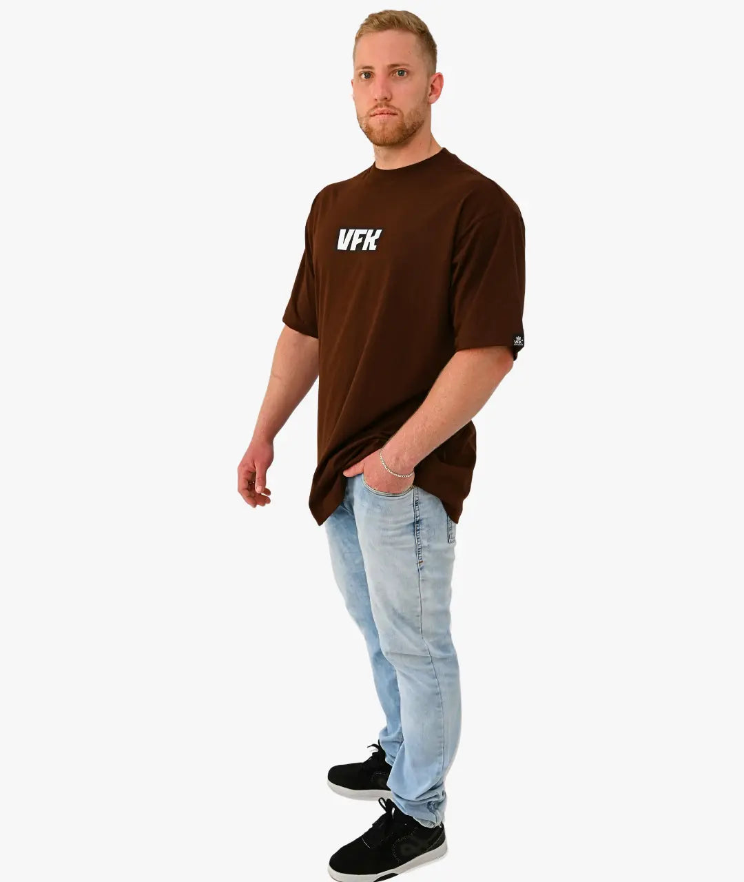 Camiseta Oversized Identidade Marrom