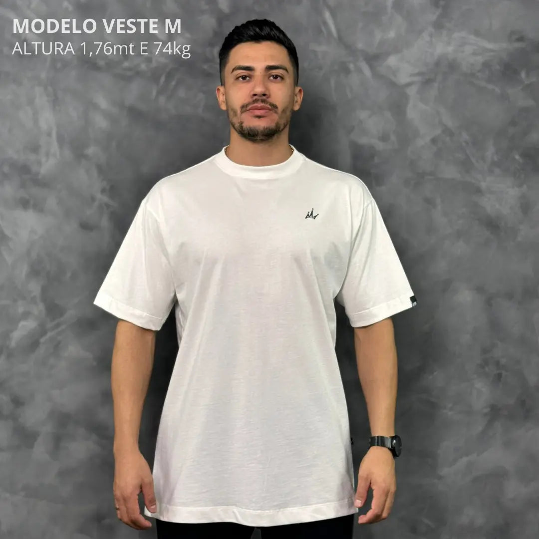 Camiseta Oversized King's Life Off White