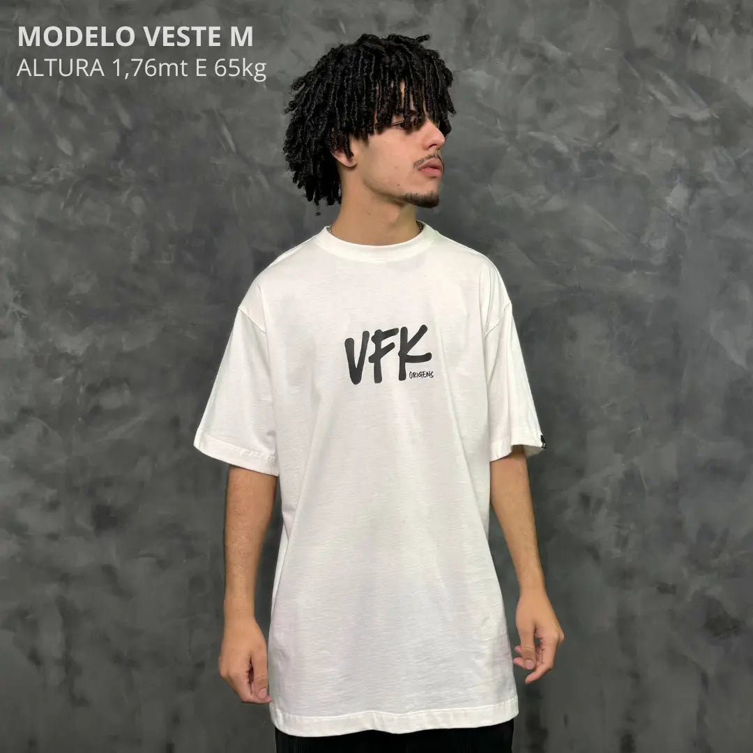 Camiseta Oversized Vfk Off White