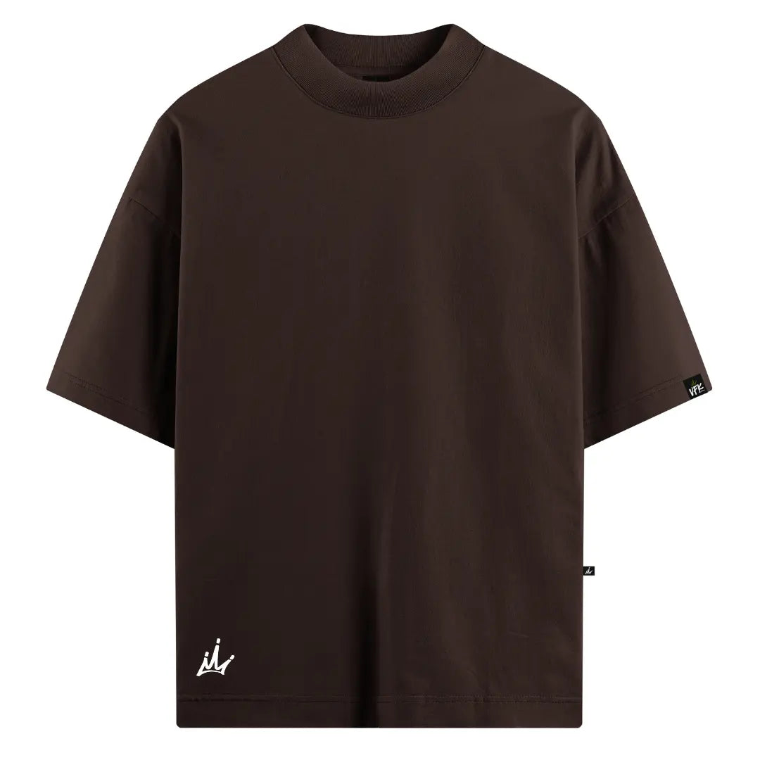 Camiseta Oversized Lisa Marrom