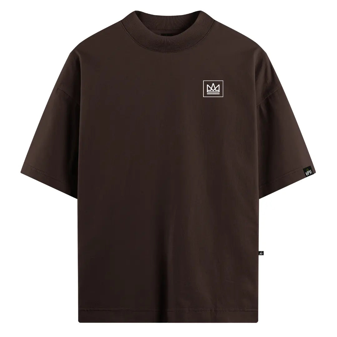 Camiseta Oversized King Marrom