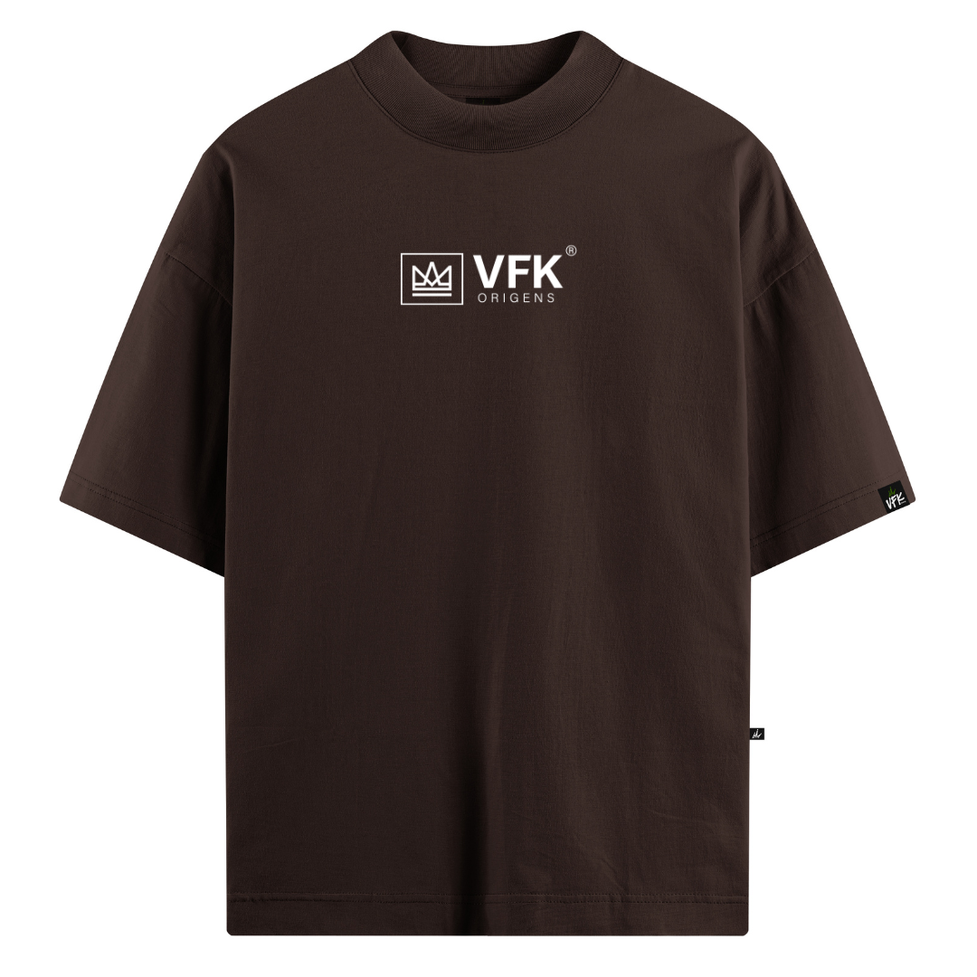 Camiseta Oversized Essência Marrom