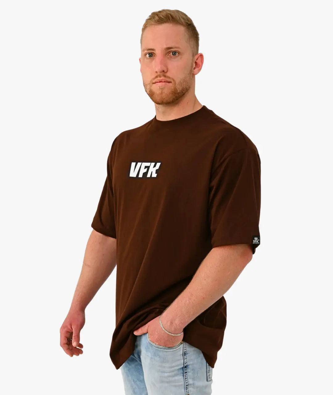 Camiseta Oversized Identidade Marrom