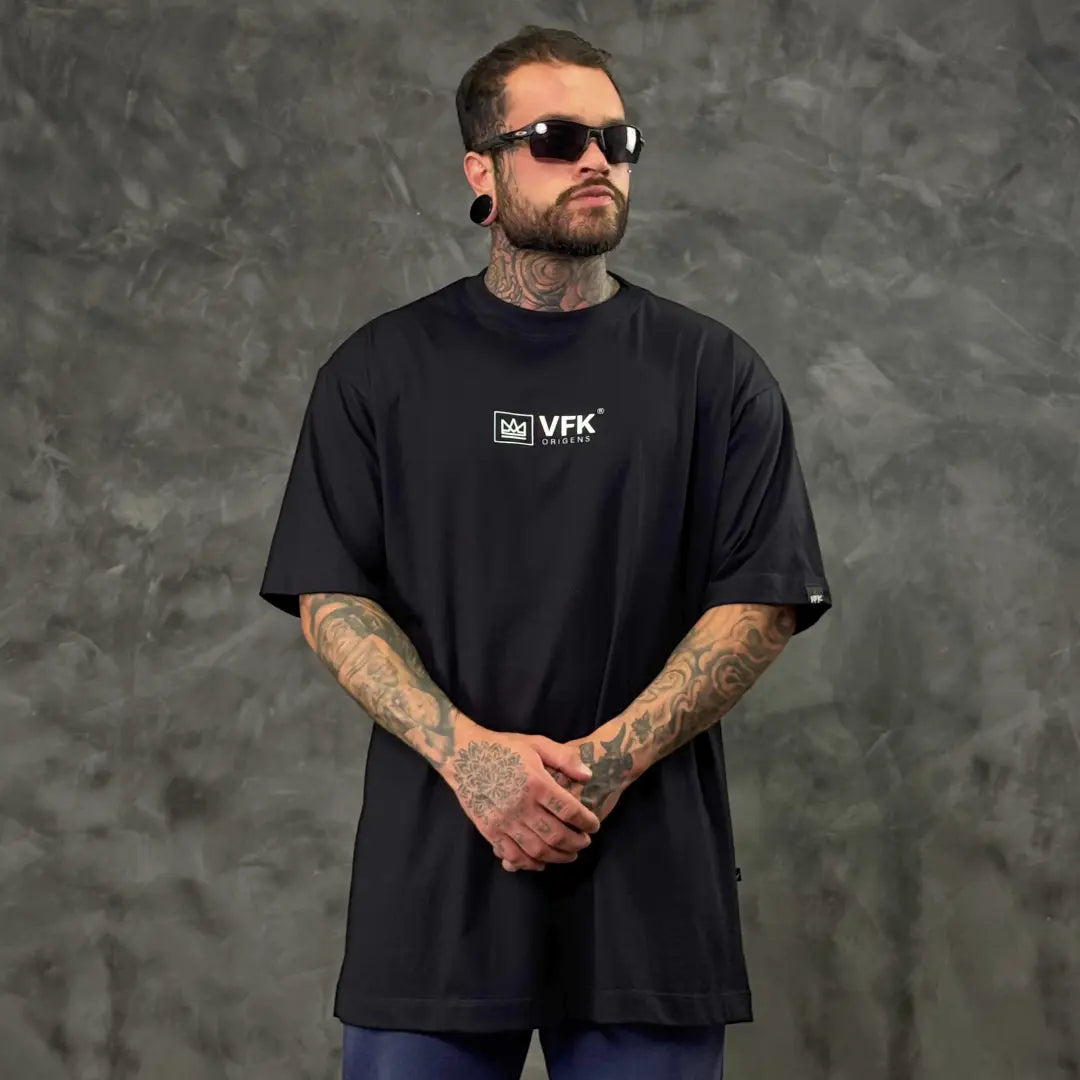Camiseta Oversized Essência Preto