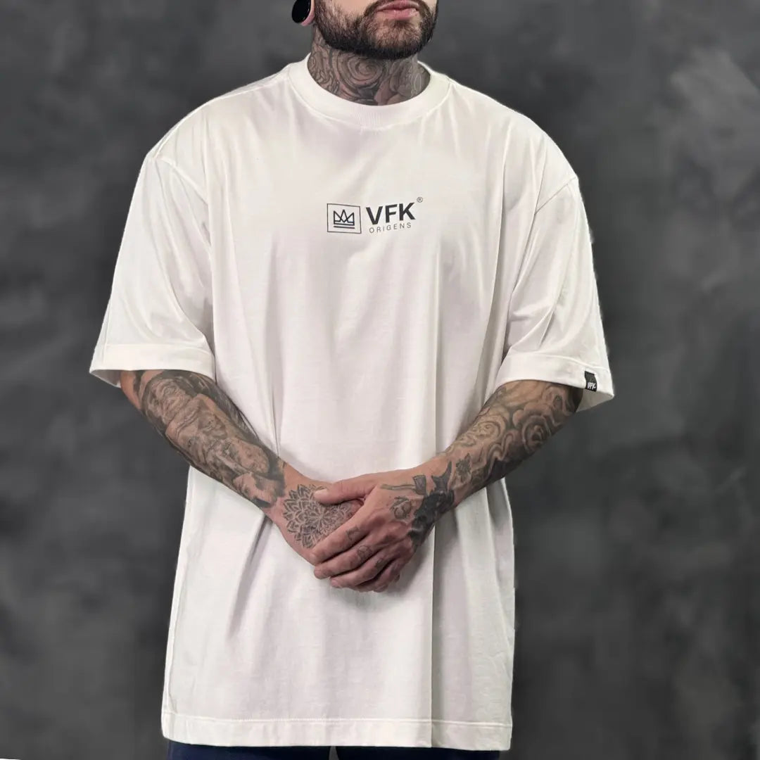 Camiseta Oversized Essência Off-White