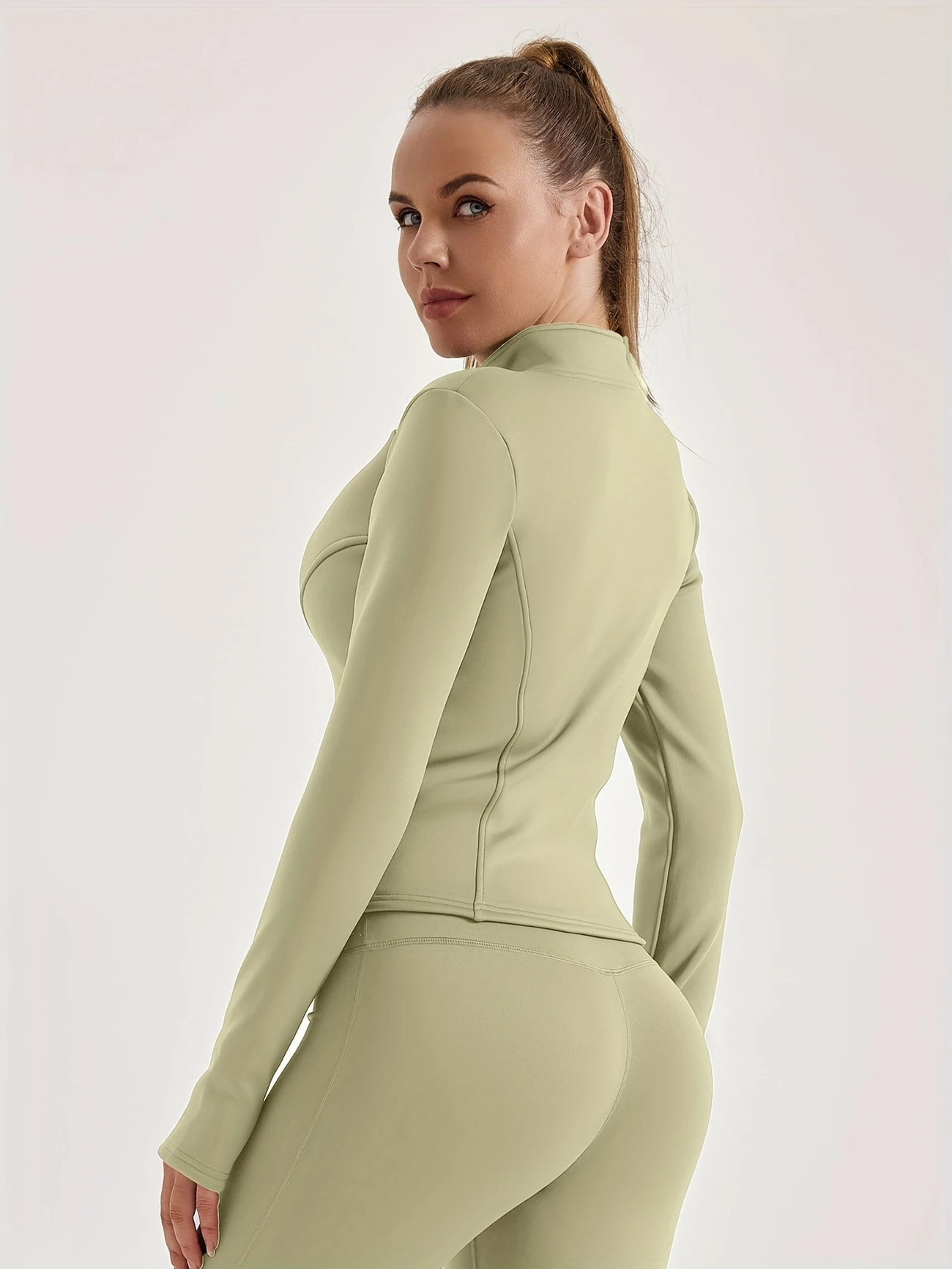 Jaqueta Térmica Esportiva com Ziper Modern Rúbia