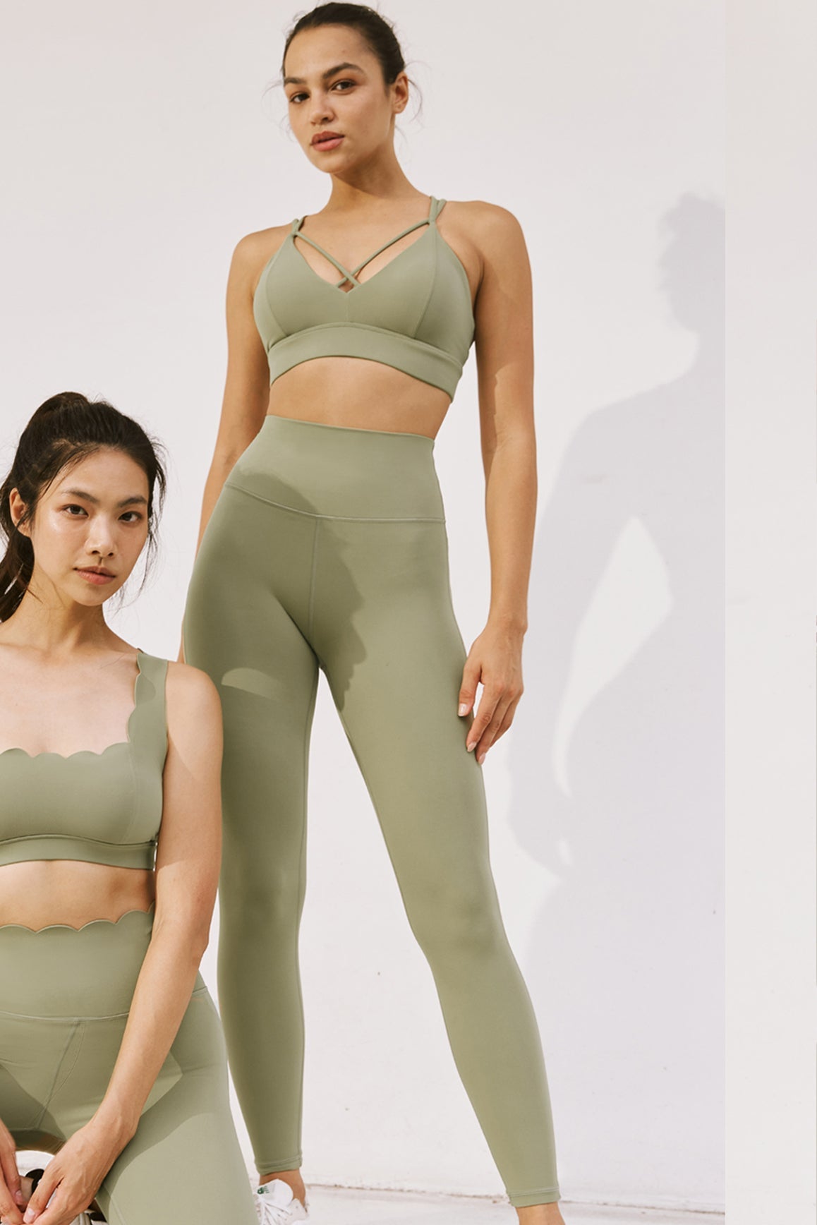 Calça Legging Cintura Alta Sem Costura Modern Basic - CLOUD GYM