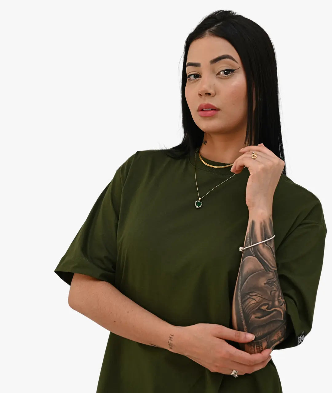 Camiseta Oversized Lisa Verde