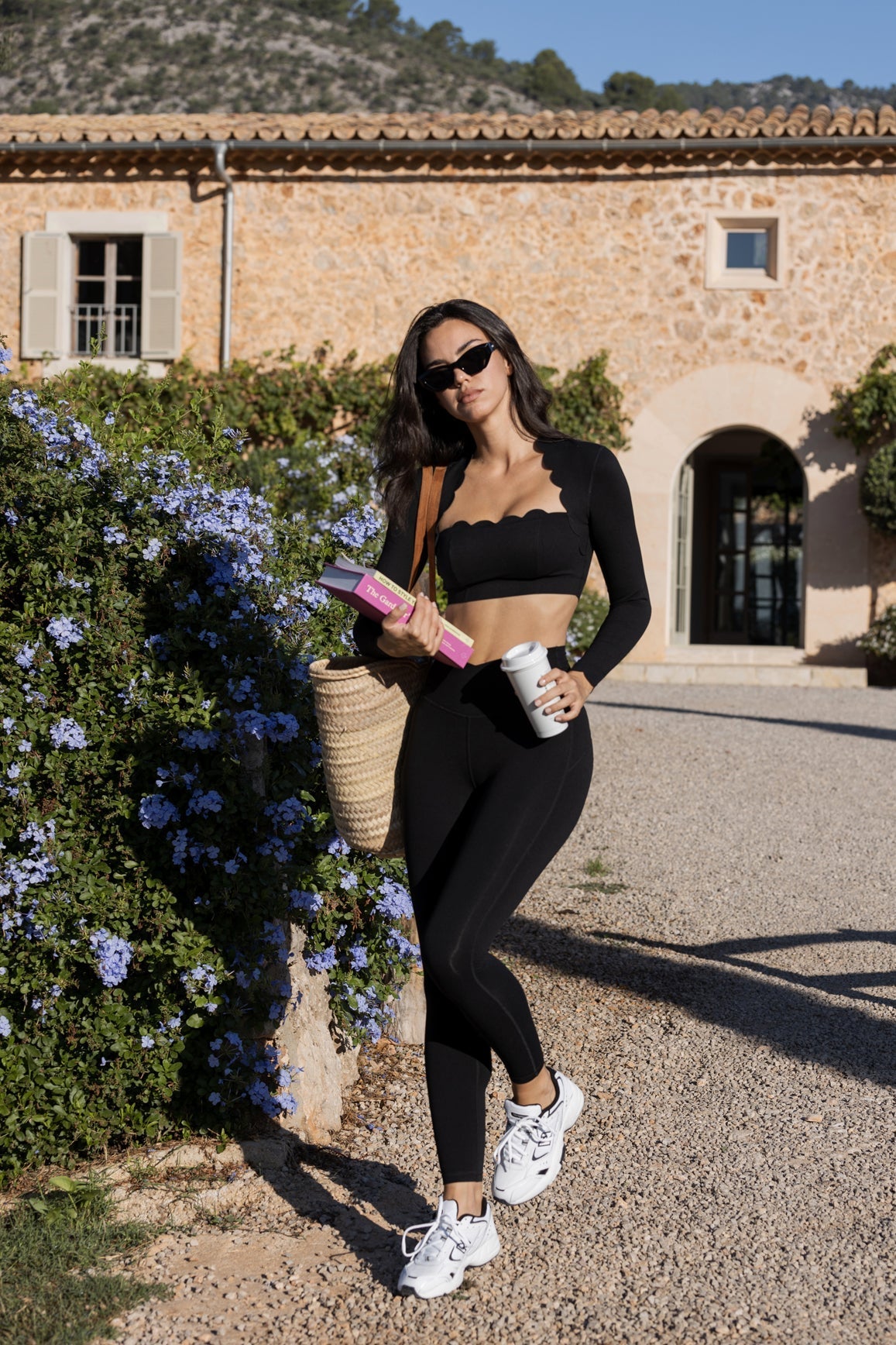 Top Cropped Manga Longa Nuvem - CLOUD GYM