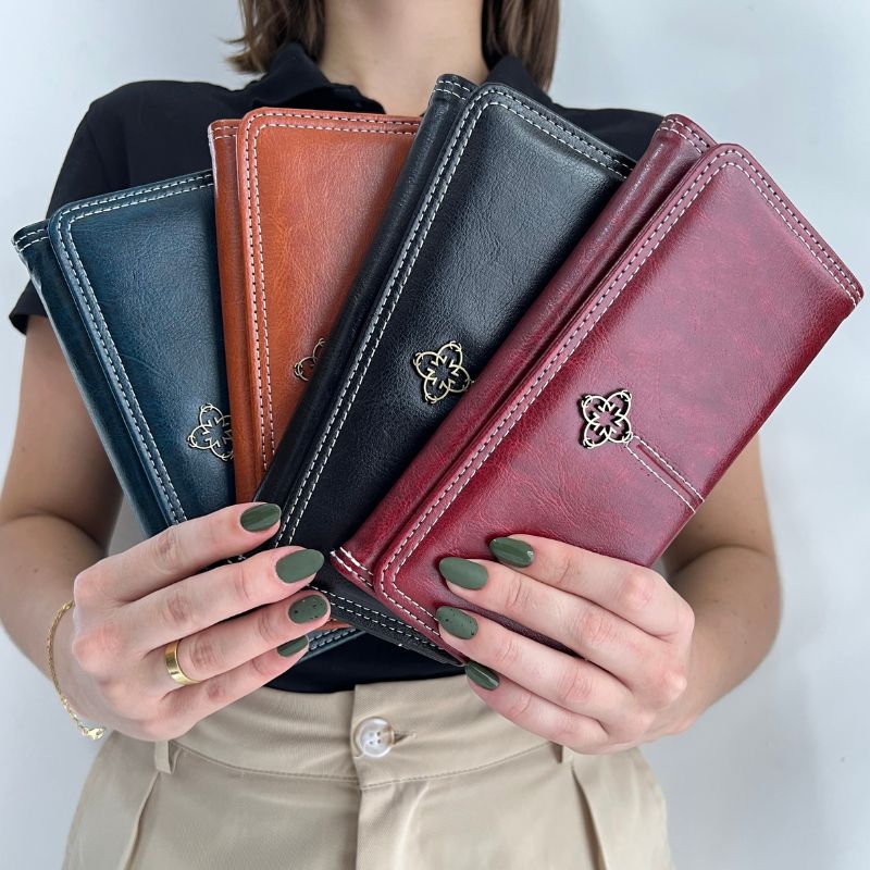 Carteira Feminina em Couro Legítimo Angelic