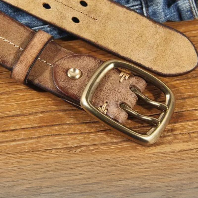 Cinto Masculino de Couro Artesanal Lorennzi