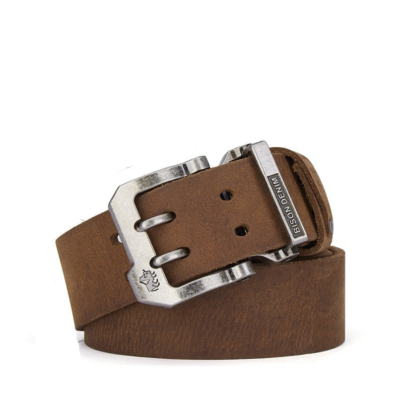 Cinto Masculino de Couro Denim Lorennzi