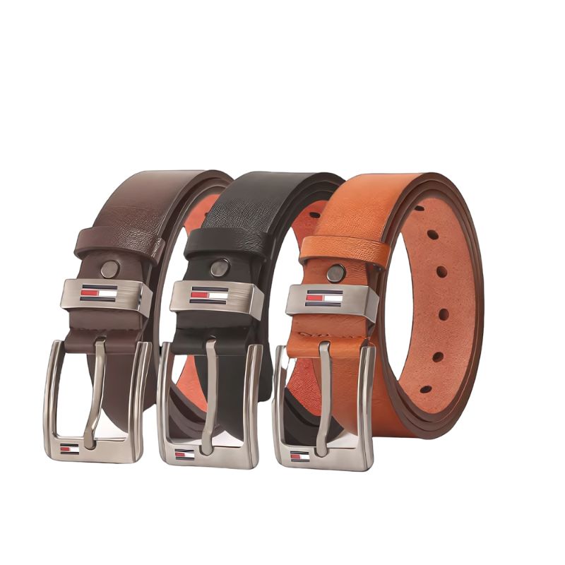 Cinto Masculino de Couro Lorennzi Noble