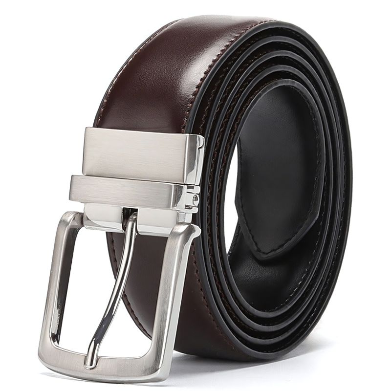 Cinto Social Masculino de Couro Lorennzi Carbon