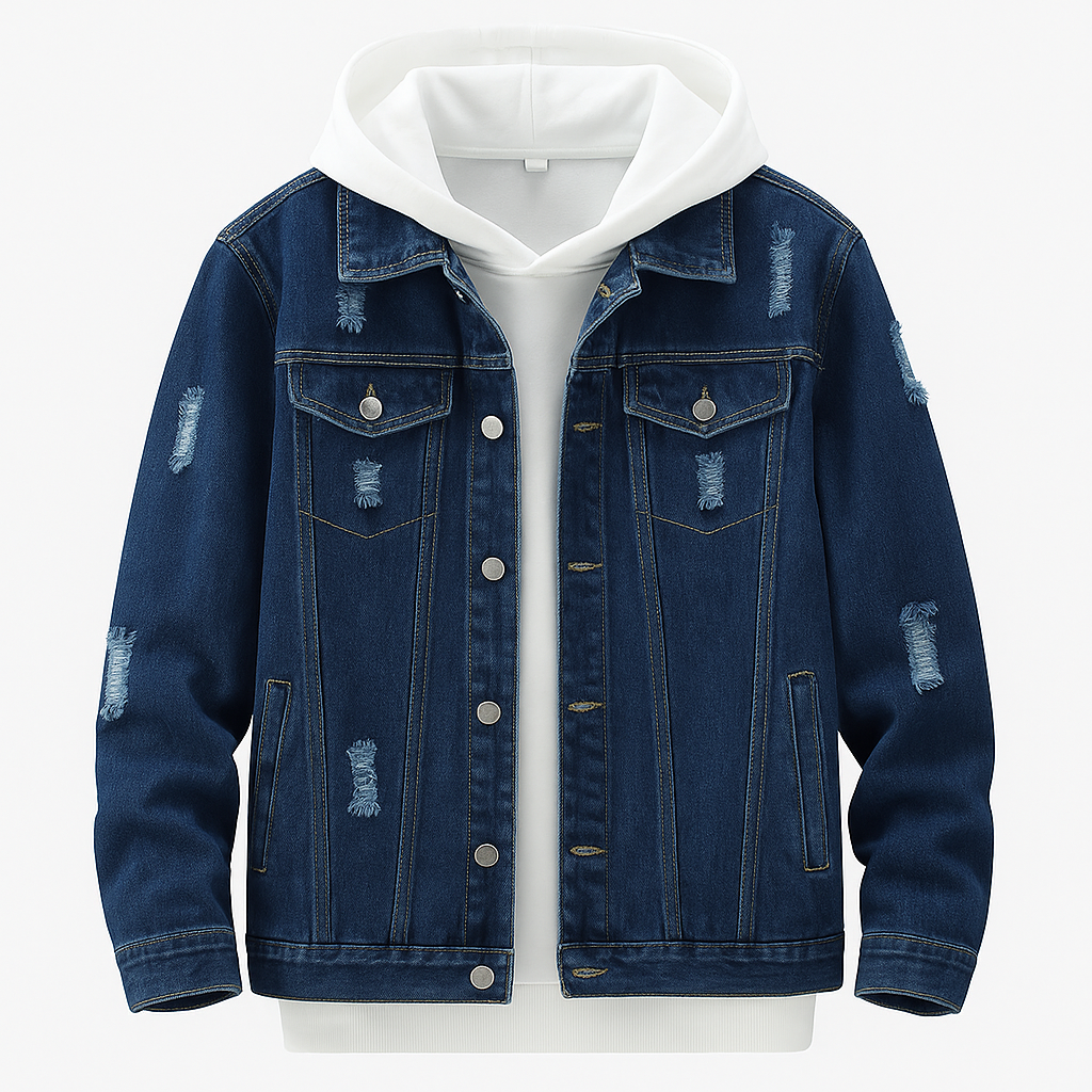 Jaqueta Jeans Masculina Lorennzi British