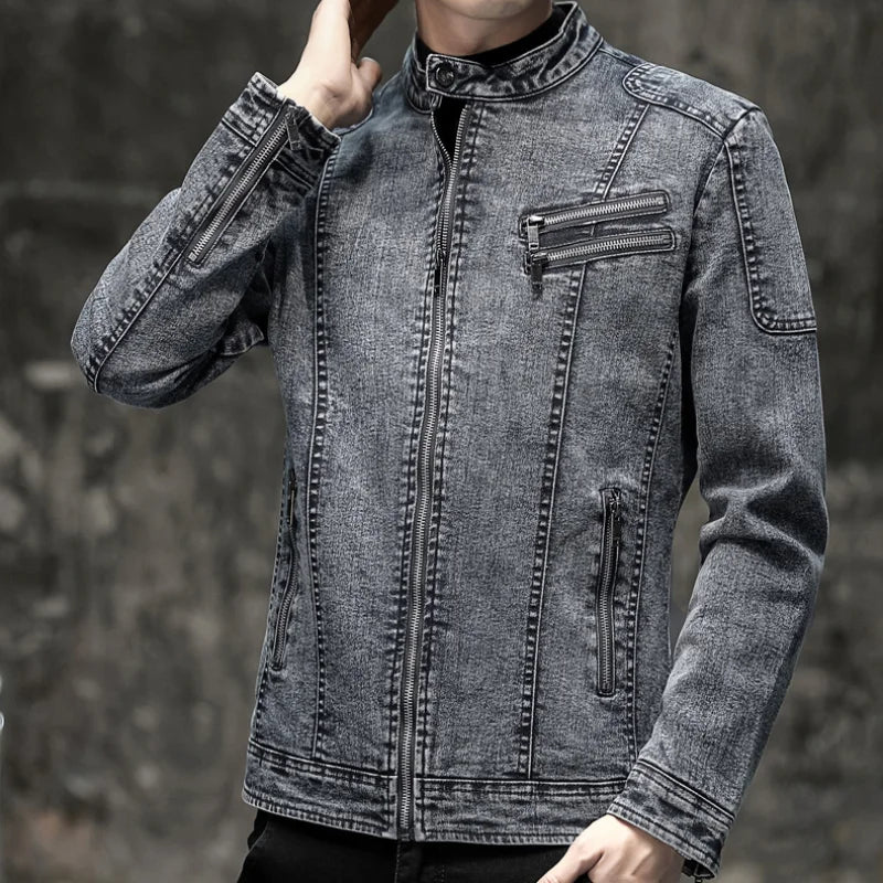 Jaqueta Jeans Masculina Lorennzi Vintage