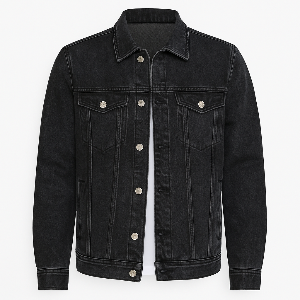 Jaqueta Jeans Masculina Lorennzi com Botões