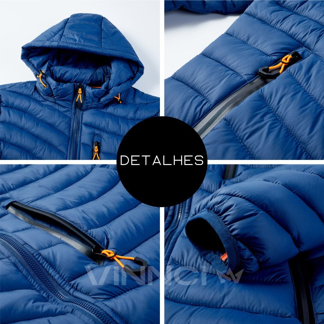 Jaqueta Puffer Masculina Lorennzi - Suporta até -10ºC