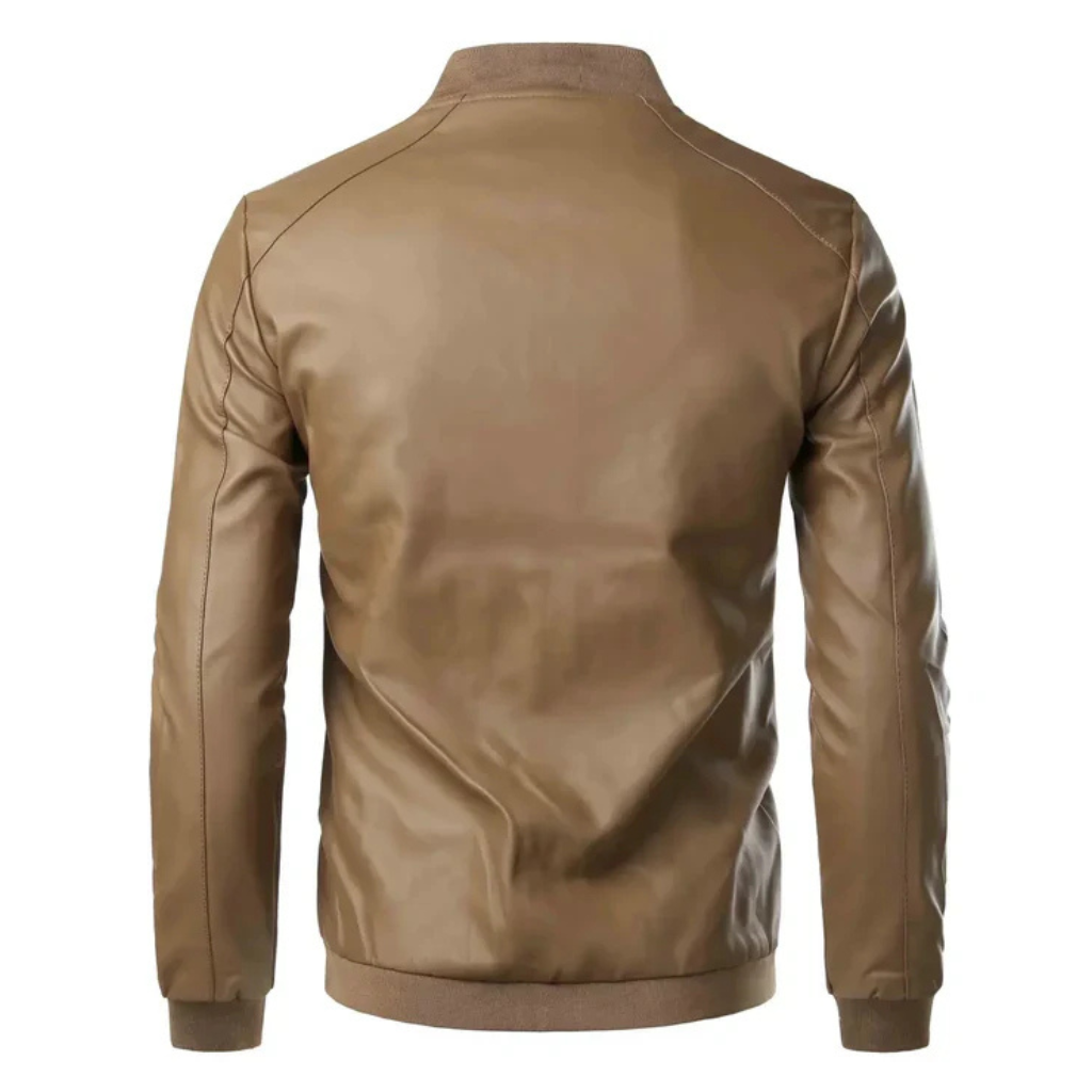 Jaqueta de Couro Masculina Basic Lorennzi