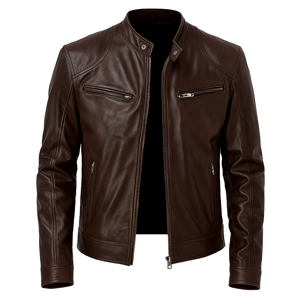 Jaqueta de Couro Masculina Chill Lorennzi