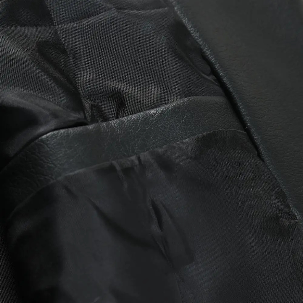 Jaqueta de Couro Masculina Lorennzi Black