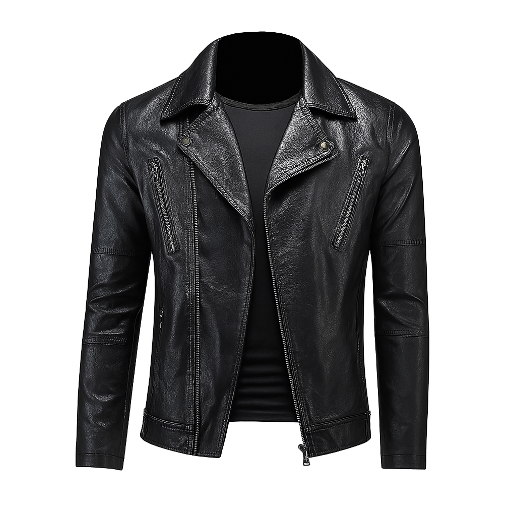 Jaqueta de Couro Masculina Lorennzi Modern