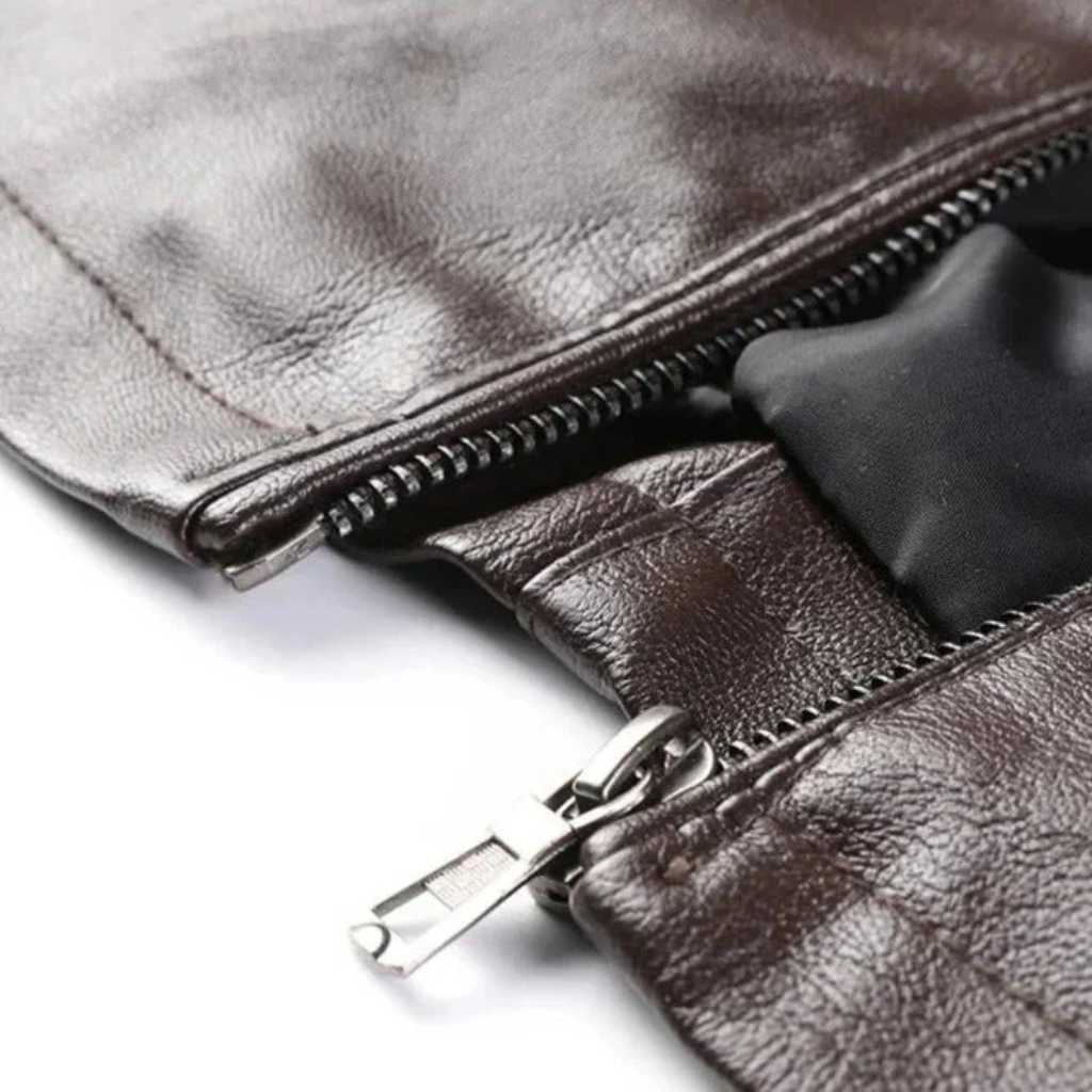 Jaqueta de Couro Masculina Lorennzi Renzo