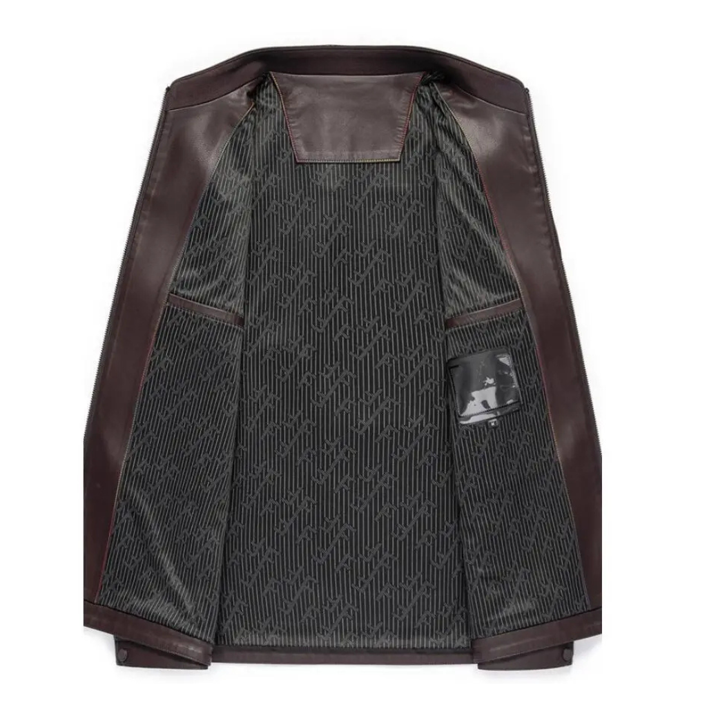 Jaqueta de Couro Masculina Lorennzi Savile