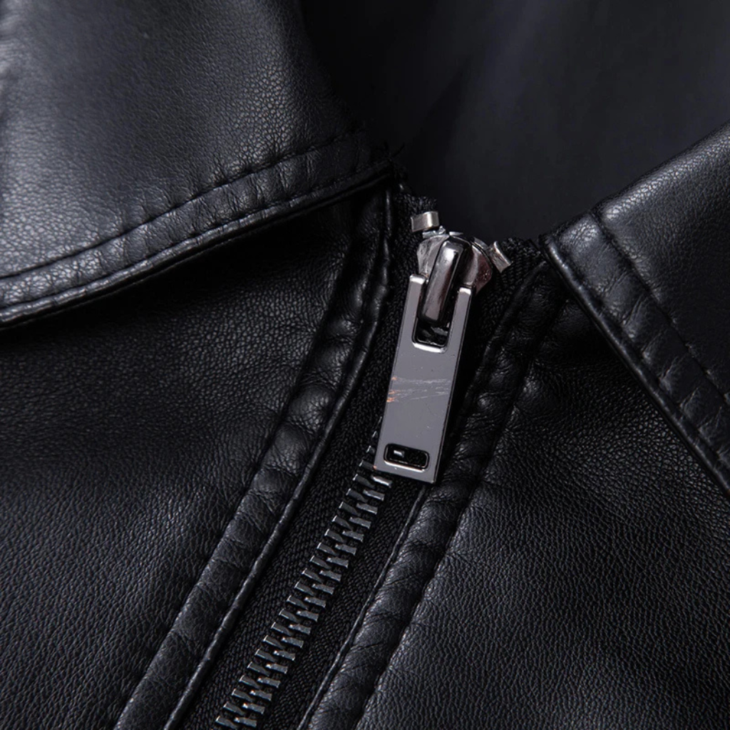 Jaqueta de Couro Masculina Montaro Lorennzi