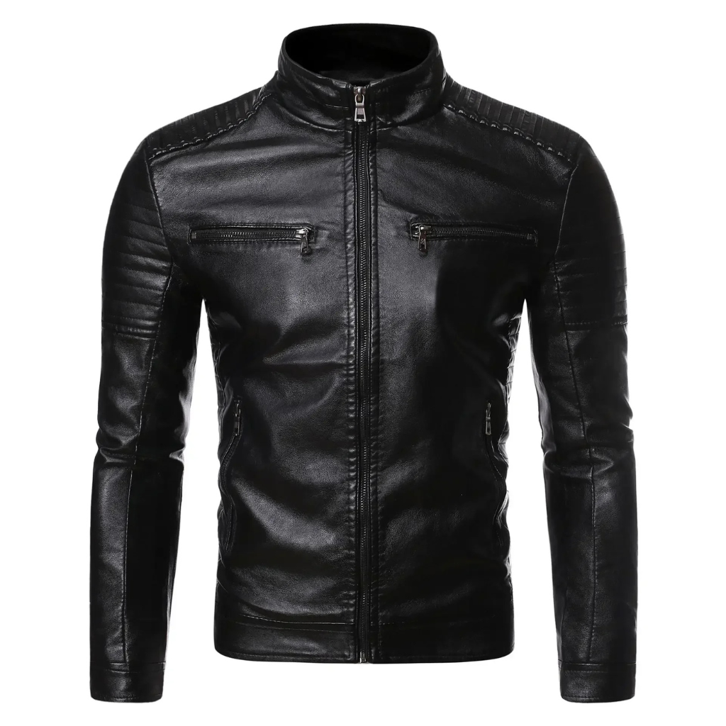Jaqueta de Couro Masculina Rider Lorennzi