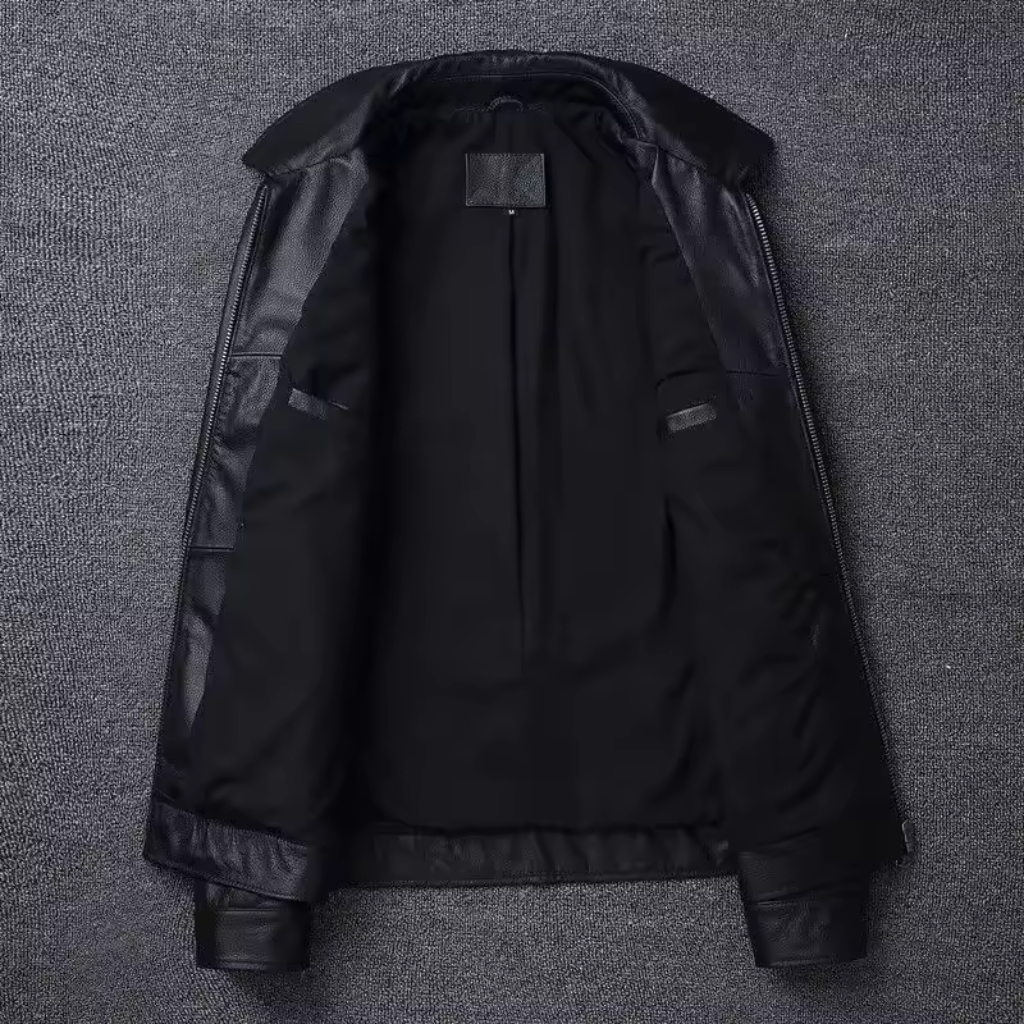 Jaqueta de Couro Masculina Road Lorennzi