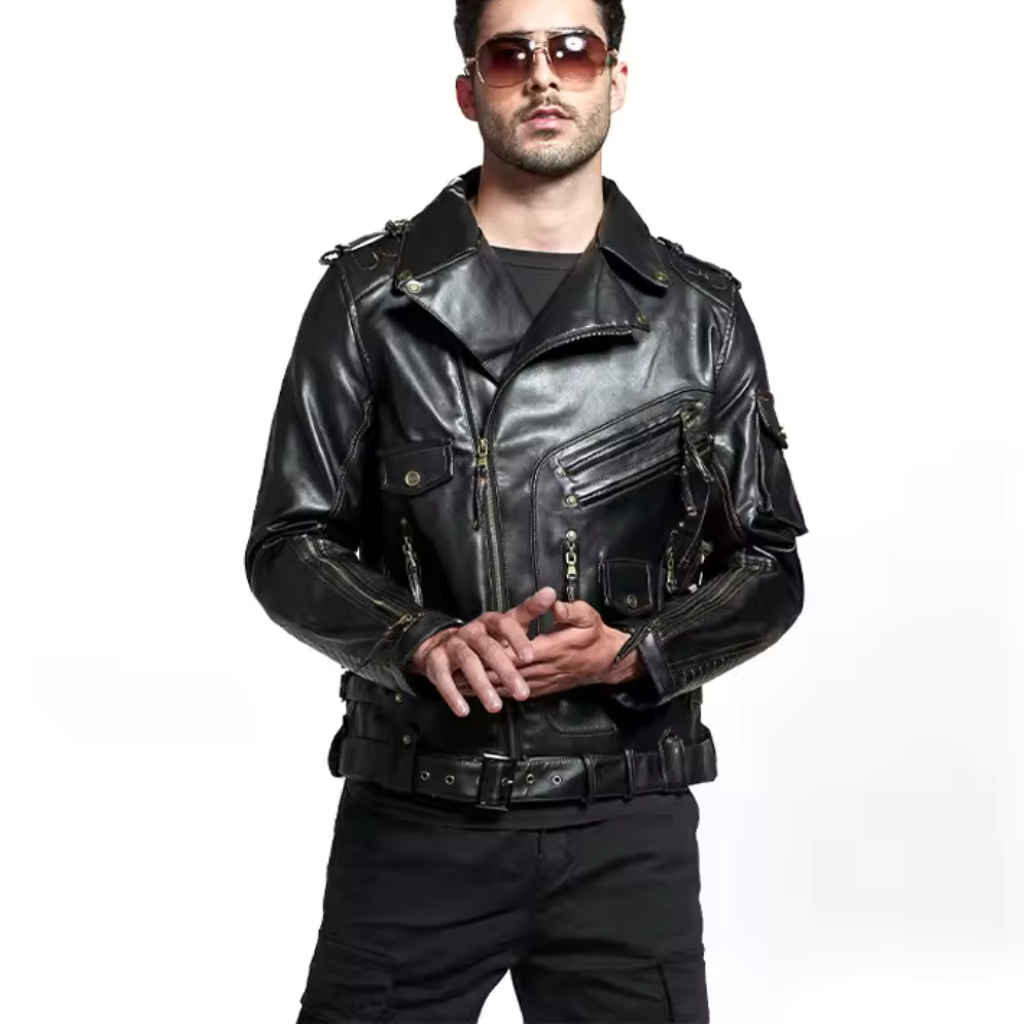 Jaqueta de Couro Masculina Vanguard Lorennzi