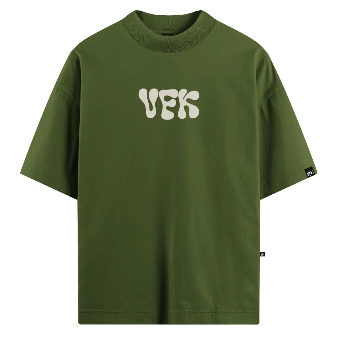 Camiseta Oversized Kria de Rua Verde