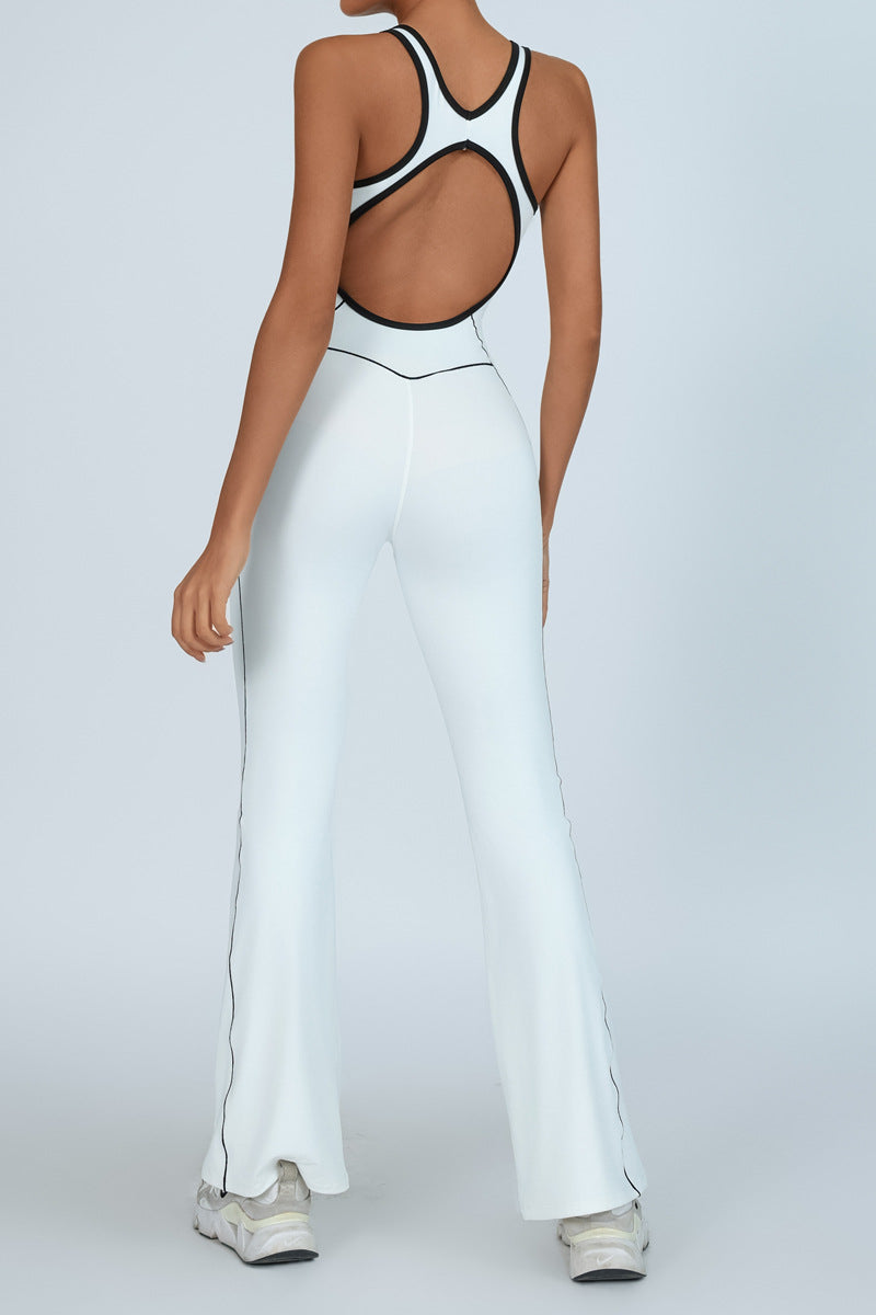 Macacão Flare Costas Aberta Modern Aysha - FITNESS