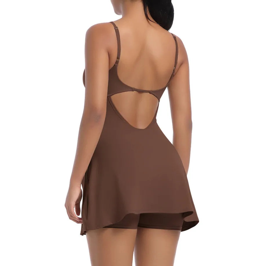 Macaquinho com Saia de Alcinha Modern Kênia - FITNESS