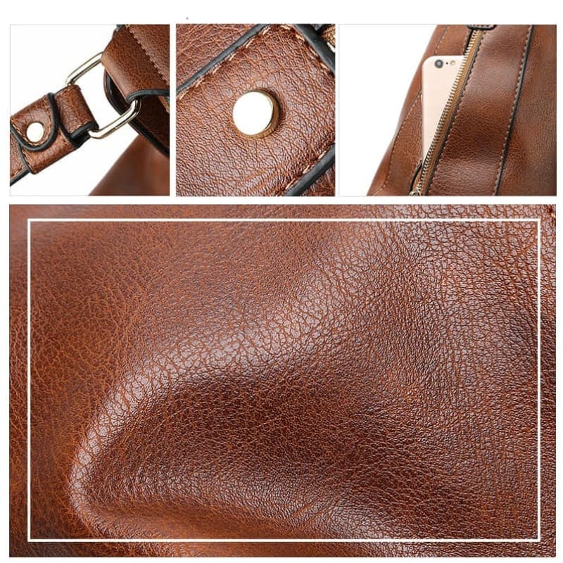 Bolsa Feminina de Couro Espaçosa Hobo