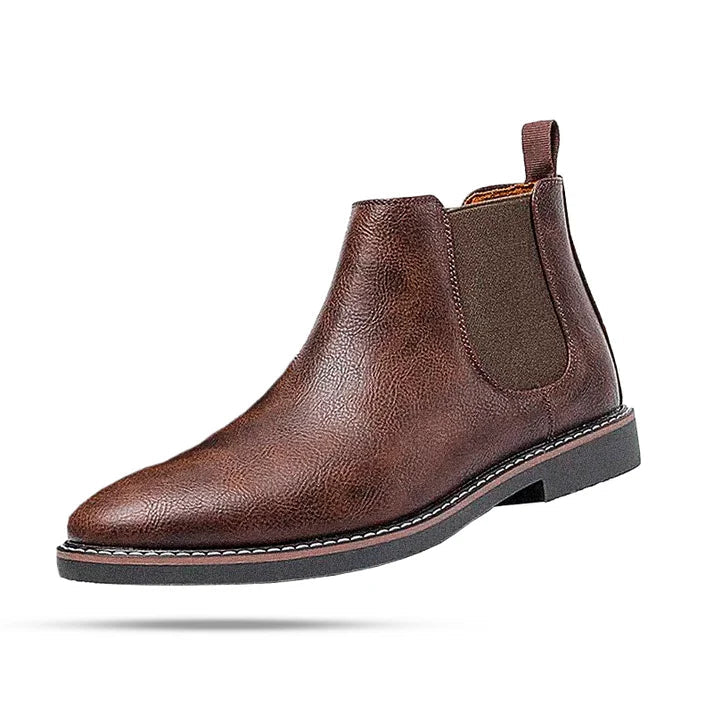 Bota Chelsea Masculina em Couro Montvani MV284