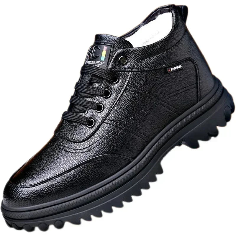 Bota Masculina em Couro Acolchoada Montvani MV049