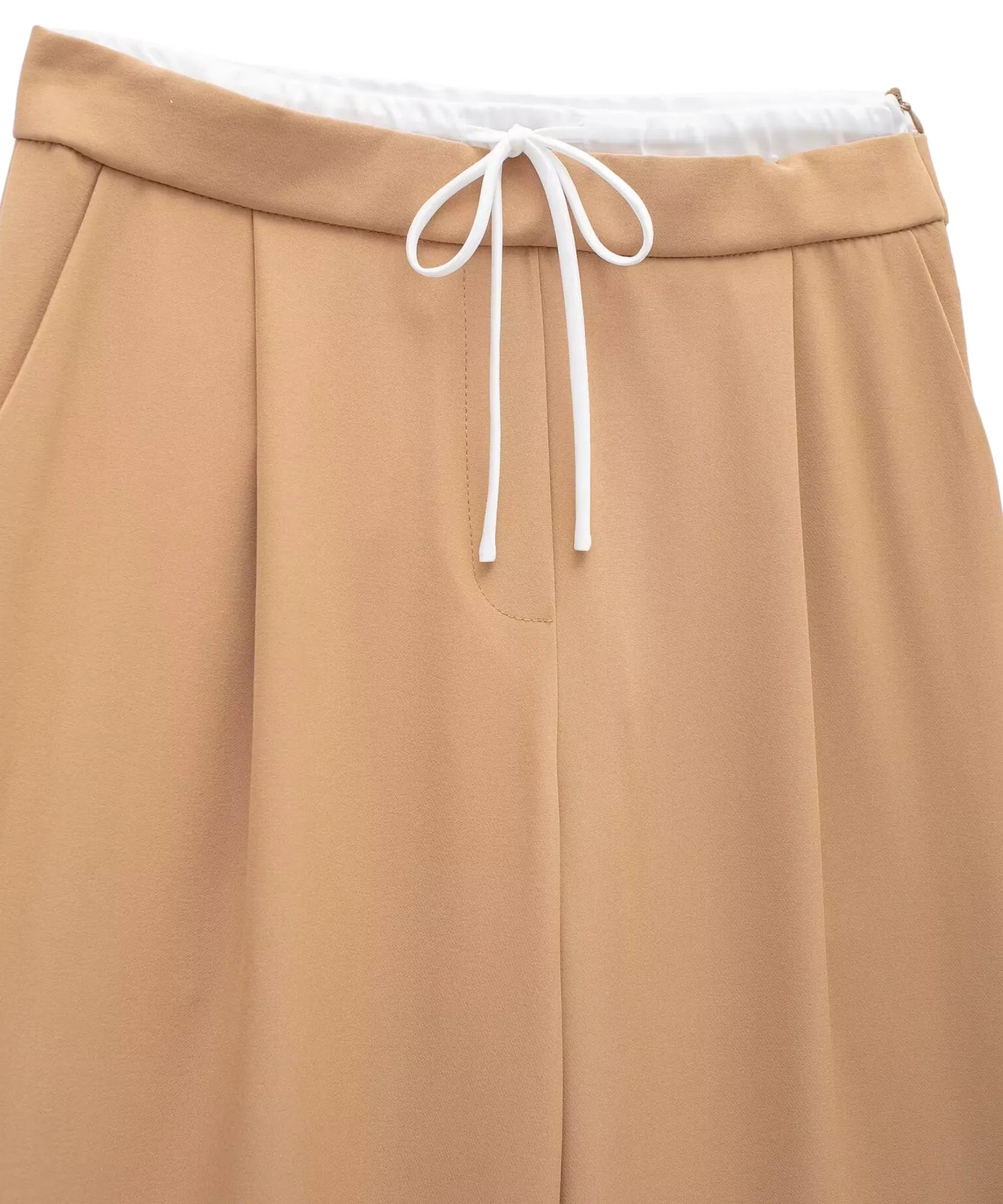 Calça Wide Leg Feminina Alfaiataria Cintura Alta Leve | Cili