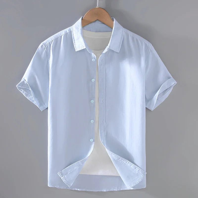 Camisa de Linho Masculina Vonluthen VL004