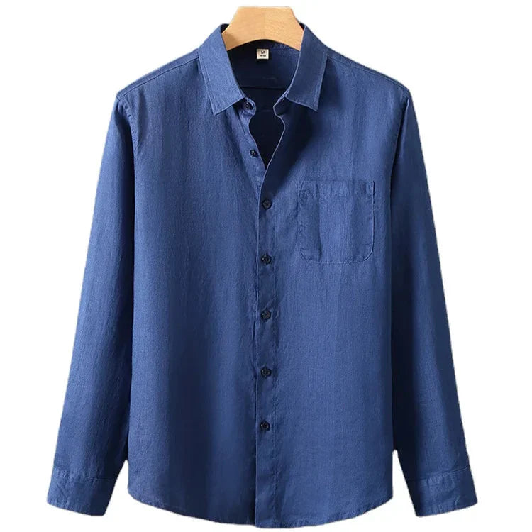 Camisa de Linho Masculina Vonluthen VL001